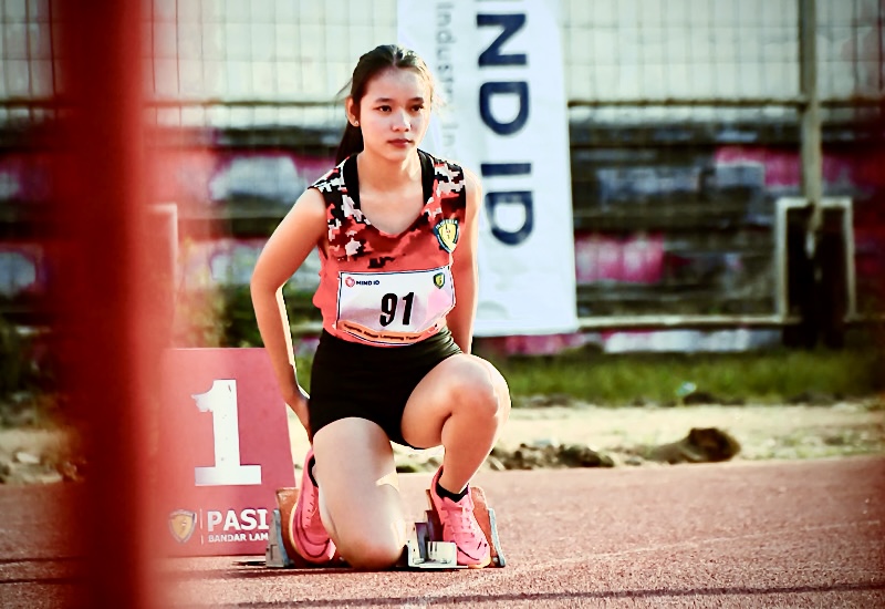  Kalista Amanda Putri Pelari Cantik Lampung Sarat Prestasi