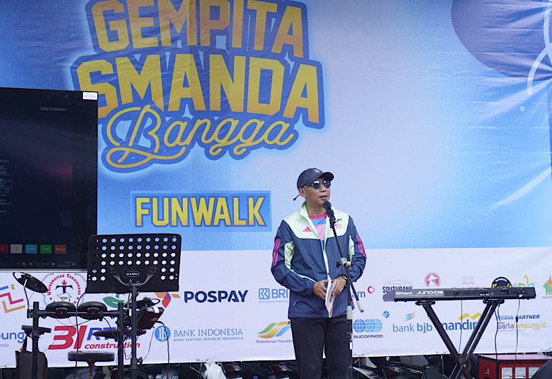  Puncak HUT Ke-60 SMAN 2 Bandar Lampung, Rahmat Mirzani Djausal Apresiasi Tinggi Universitas Teknokrat Indonesia