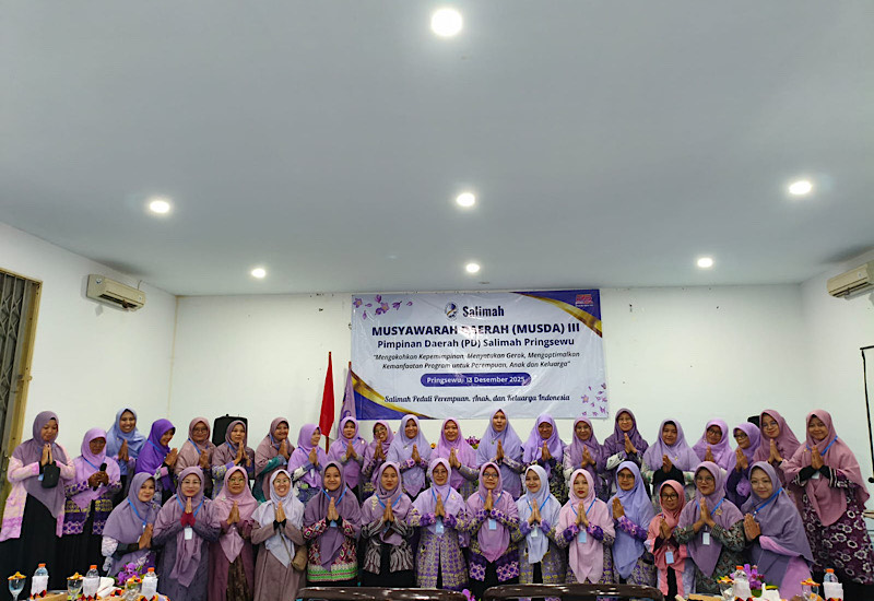  Lilis Afrianti Pimpin Salimah Pringsewu, Bupati Riyanto Pamungkas Tekankan Dua Program Unggulan