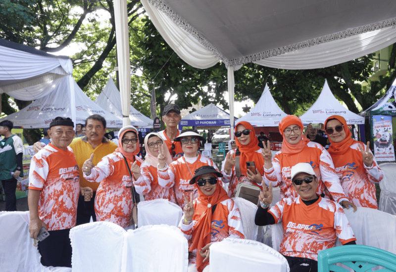  Lintas Generasi, Alumni Angkatan 80 Ramaikan Smanda Fun Walk HUT Ke-60 SMAN 2 Bandar Lampung