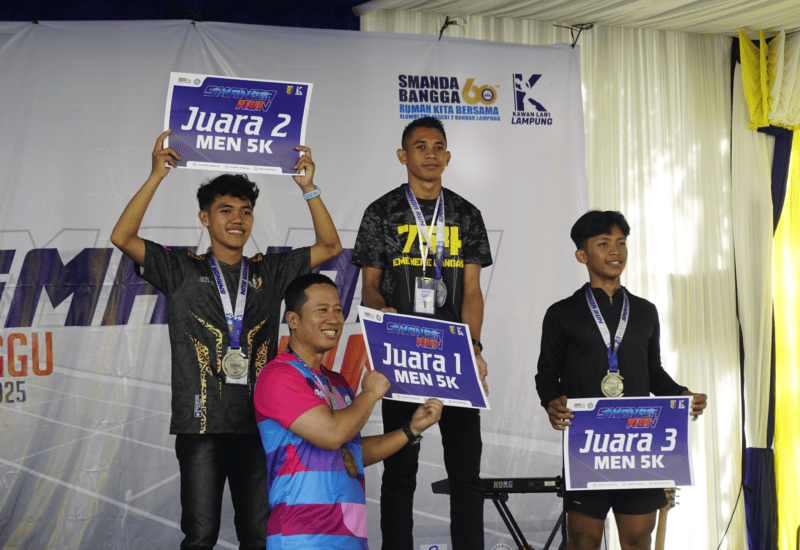 Inilah Pemenang Smanda Run 2025 Kategori Pria Jarak Tempuh 5 Km