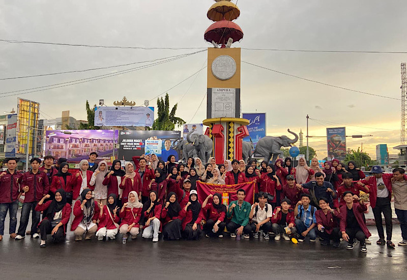  Diguyur Hujan, Mahasiswa Universitas Muhammadiyah Lampung Galang Dana untuk Penyintas Bencana Ekologis Sumatera
