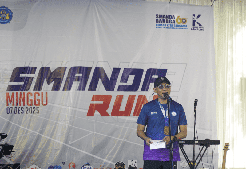  Gubernur Lampung, Rahmat Mirzani Djausal Apresiasi Kekompakan Alumni dalam Rangkaian HUT ke-60 SMAN 2 Bandar Lampung