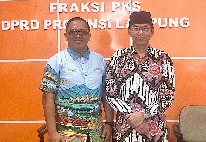  Ade Utami Ibnu Terima Silaturahmi Pemimpin Redaksi Wartalampung.id Adian Saputra