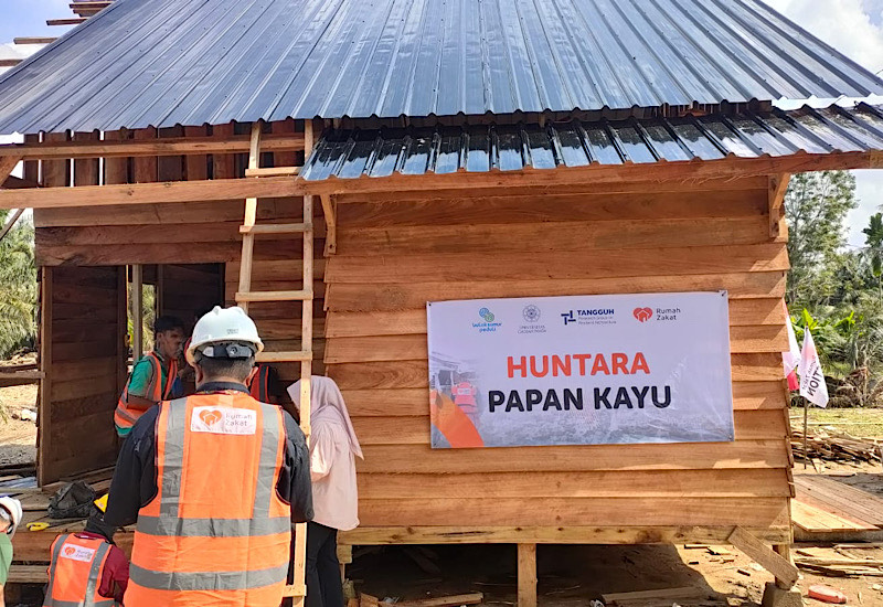  Pembangunan 100 Hunian Sementara Desa Geudumbak Kecamatan Langkahan Aceh Utara Dimulai