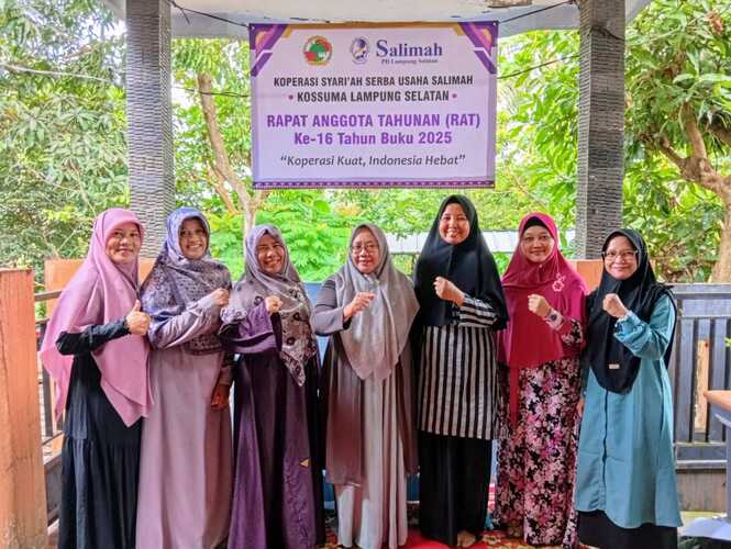  Koperasi Syariah Serba-Usaha Salimah Lampung Selatan Rapat Anggota Tahunan, Dinas Koperasi Minta Bikin Cabang Baru