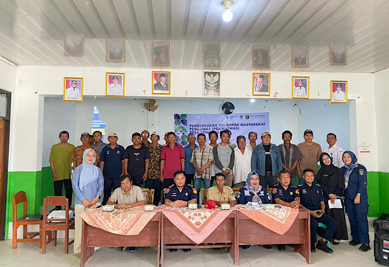  Kelompok Pengawas Masyarakat Dibentuk, Tegakkan Aturan Kawasan Konservasi Perairan Way Kambas