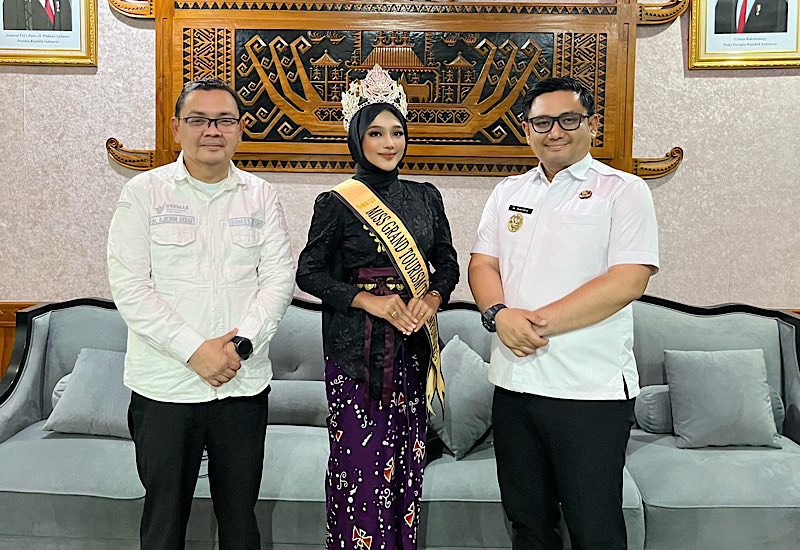  Jelang Miss Grand Tourism Teen Indonesia, Talitha Fawwaz Salsabila Dapat Dukungan Wakil Wali Kota Metro M Rafieq Adi Pradana