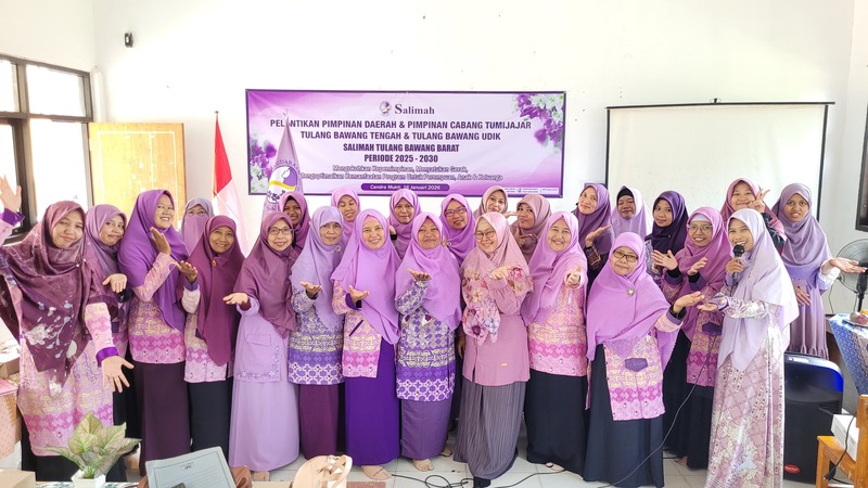 Pengurus Salimah Tulangbawang Barat 2025-2030 Dilantik, Kadis Pemberdayaan Perempuan Wita Hestriani Turut Beri Semangat