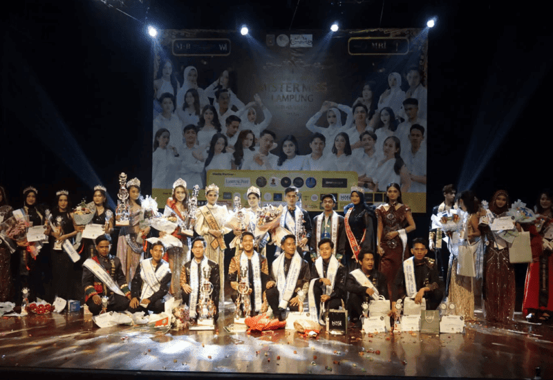  Rangkaian Spektakuler Warnai Malam Puncak Mister Miss Lampung Ambassador 2026