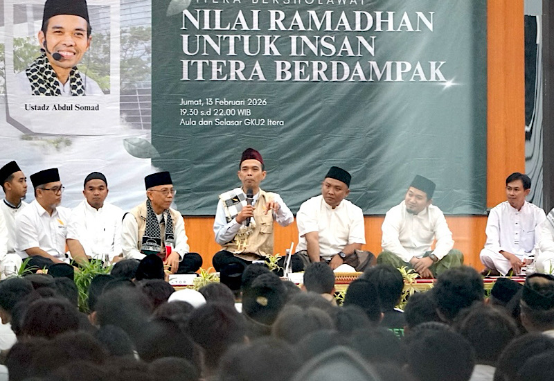  Ceramah Jelang Ramadan di Itera, Ustaz Abdul Somad Sampaikan Tiga Pesan kepada Mahasiswa