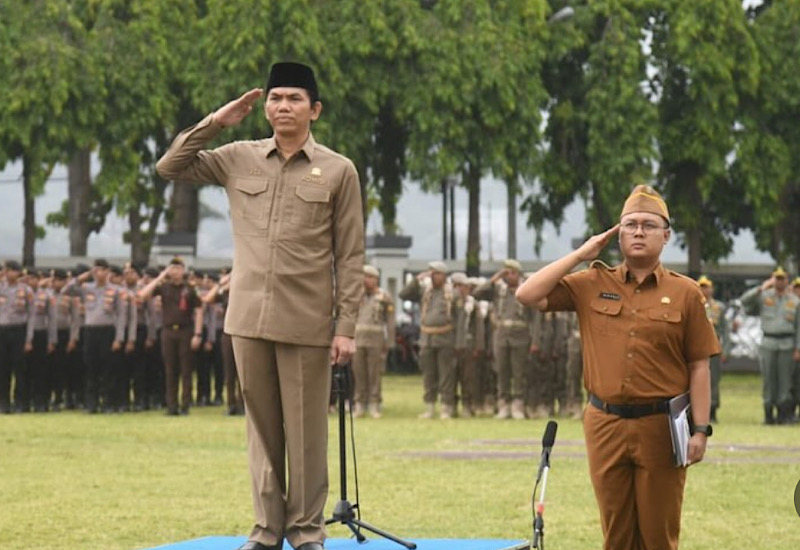  Ade Utami Ibnu Pimpin Upacara Bersama Forkopimda Lampung