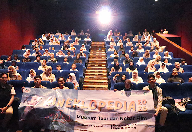  DDV Lampung Gelar Sineklopedia 2026, Ajak Anak Panti Tur Museum dan Nonton Film ‘Maira, Whisper from Papua’