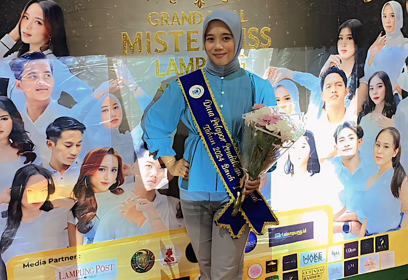  Finalis Putra Putri Lampung Erma Meynawati Pernah Wakili Lampung PON Papua 2021