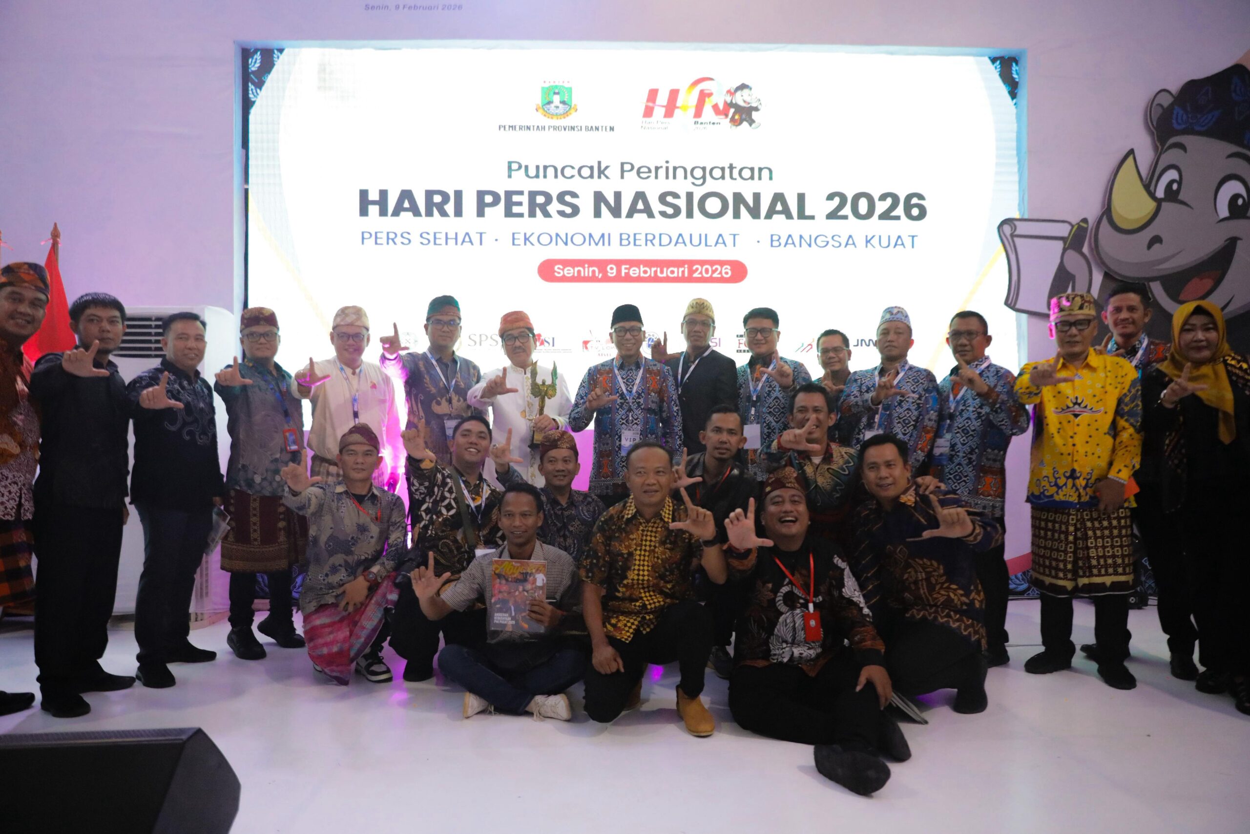  Ketua DPRD Lampung Ahmad Giri Akbar Hadiri Puncak Hari Pers Nasional