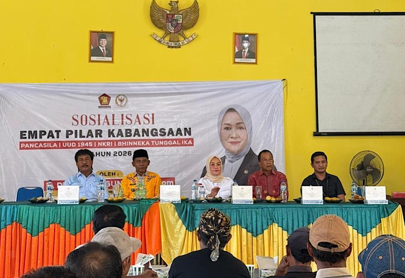  Sosialisasi 4 Pilar Kebangsaan, Wujud Gotong Royong melalui Koperasi Merah Putih