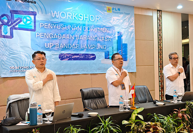  PLN Nusantara Power UP Bandar Lampung Workshop Penyusunan Dokumen Pengadaan Barang/Jasa