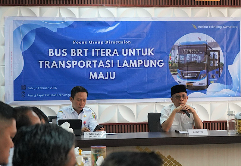  Pemprov Lampung & Itera Matangkan Pengoperasian Bus Rute Itera-Mal Boemi Kedaton