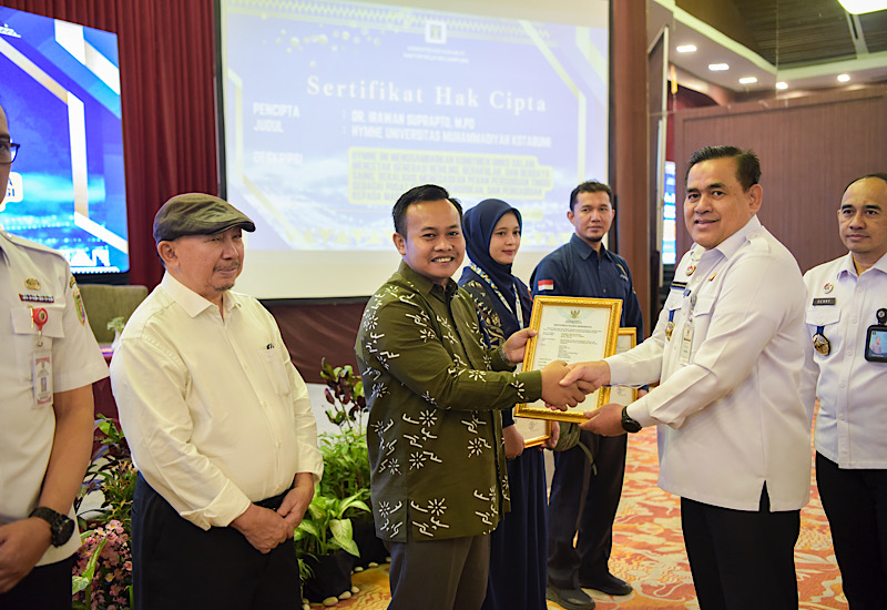  Universitas Teknokrat Indonesia Raih Penghargaan Paten Kementerian Hukum RI