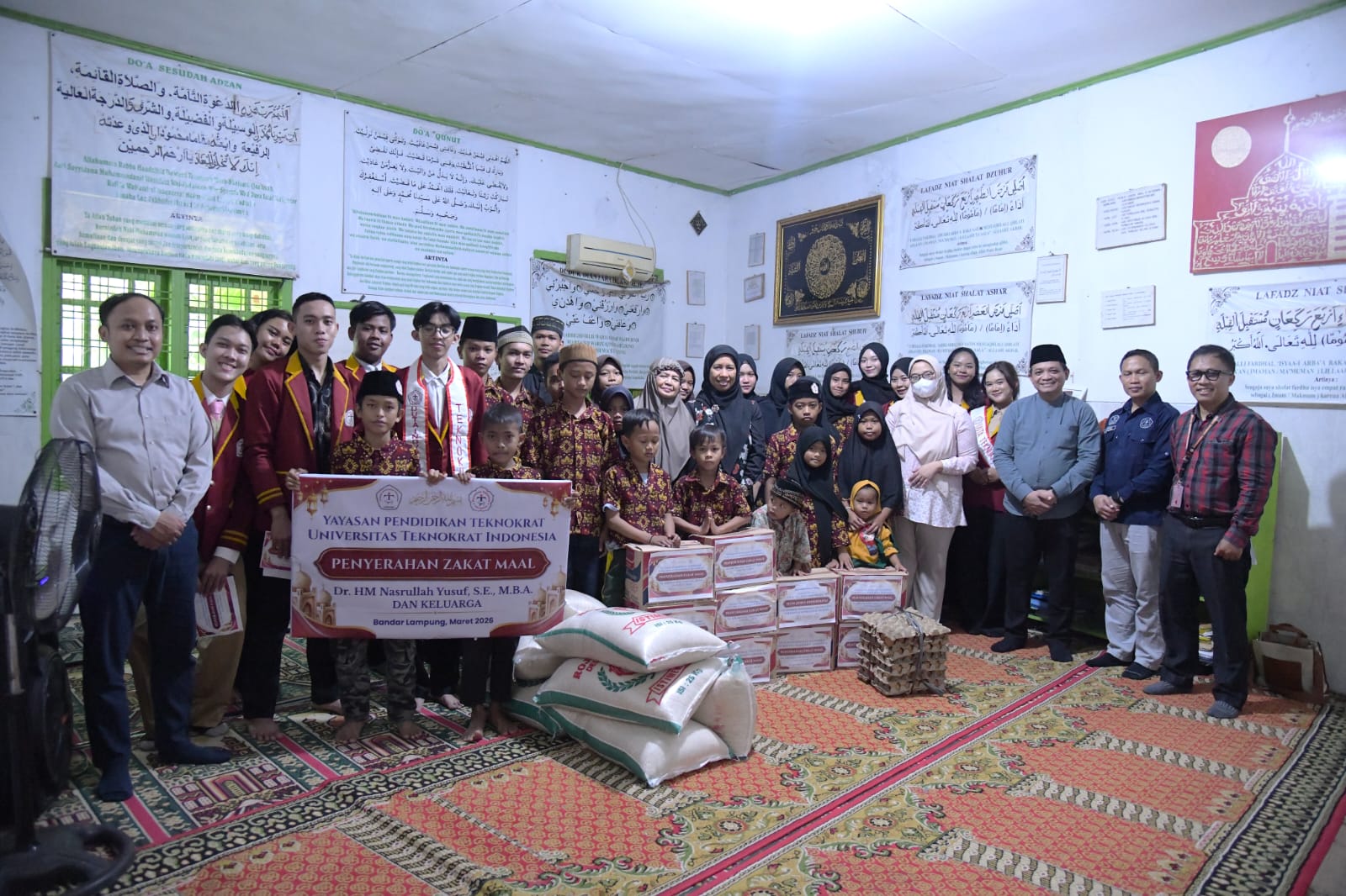  Universitas Teknokrat Indonesia Serahkan Zakat Mal ke Panti Asuhan Al Hidayah