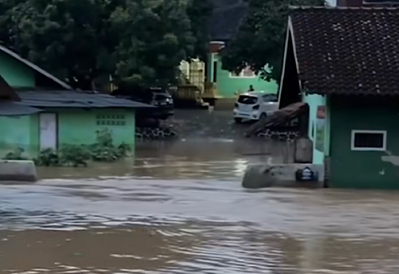  Hujan Deras Guyur Bandar Lampung, Ini Perincian Kecamatan Terdampak Banjir