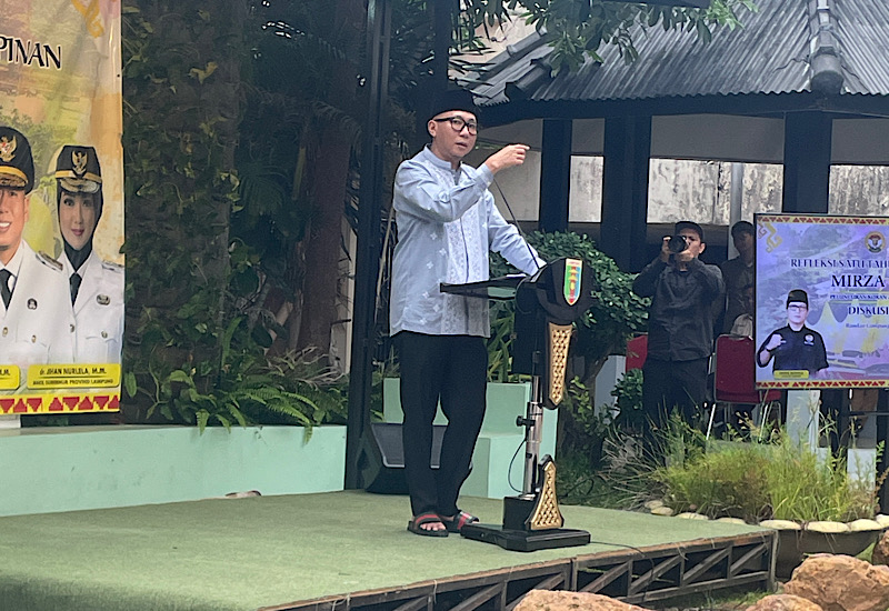  Gubernur Lampung Rahmat Mirzani Djausal Ingin Media Massa dan Jurnalis Tetap Kritis