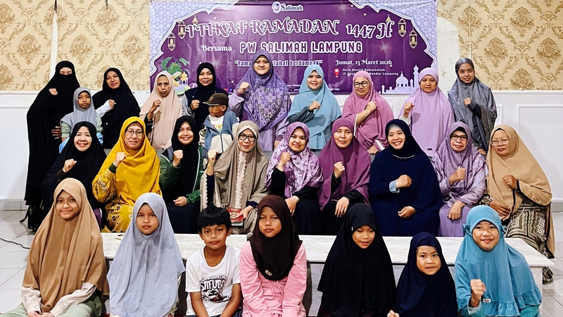  Iktikaf Ramadan PW Salimah Lampung, Hidupkan Malam-Malam Terakhir Ramadan