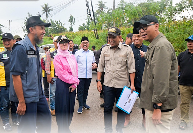  Pemprov Lampung Tahun Ini Perbaiki Sejumlah Ruas Jalan Rusak di Kabupaten Pesawaran
