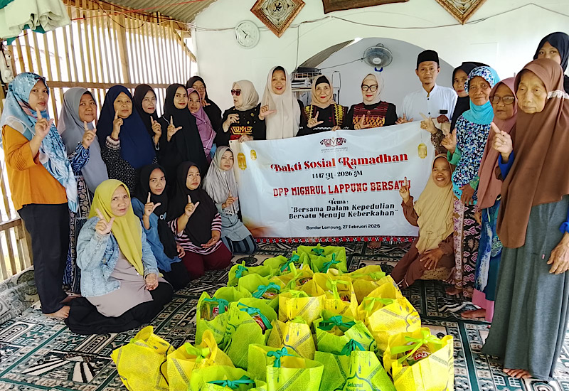  DPP Mighrul Lappung Bersatu Baksos Ramadan di Sejumlah Wilayah Kota Bandar Lampung