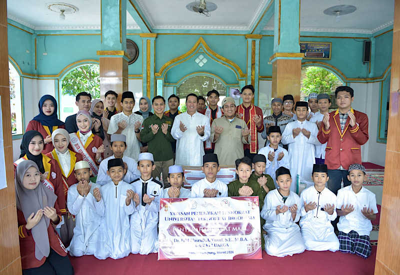  Universitas Teknokrat Indonesia Salurkan Zakat Mal ke Panti Asuhan Muhammad Aliyun