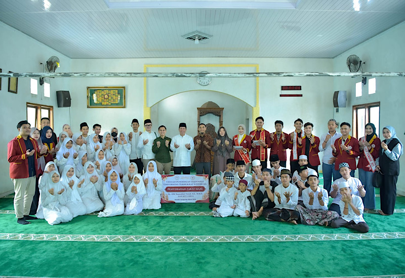  Universitas Teknokrat Indonesia Salurkan Zakat Mal ke Panti Asuhan Qoroba Mulya
