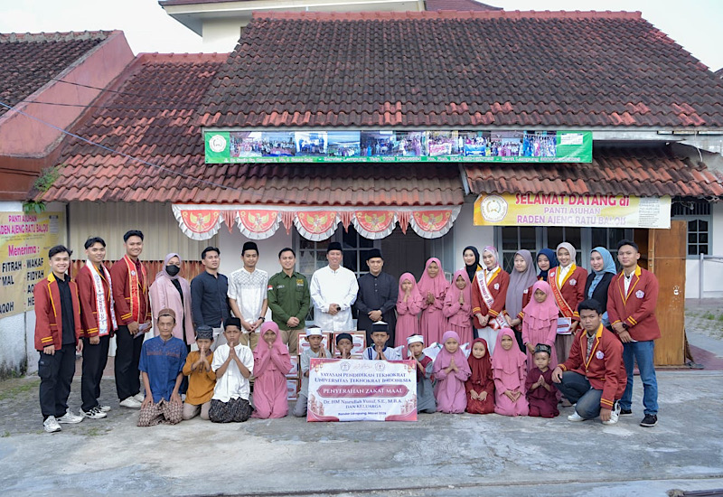  Universitas Teknokrat Indonesia Salurkan Zakat Mal ke Panti Asuhan Ratu Balqis