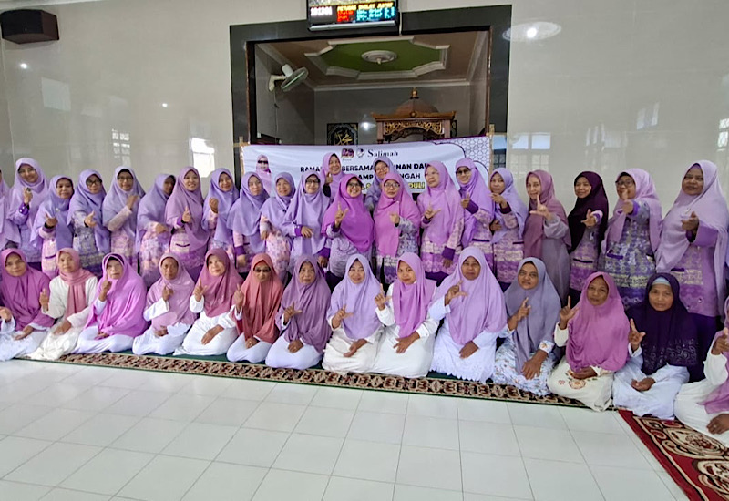  Ramadan Bersama Salimah Lampung Tengah, Bakti Sosial Ramadan Maslahat Berdampak
