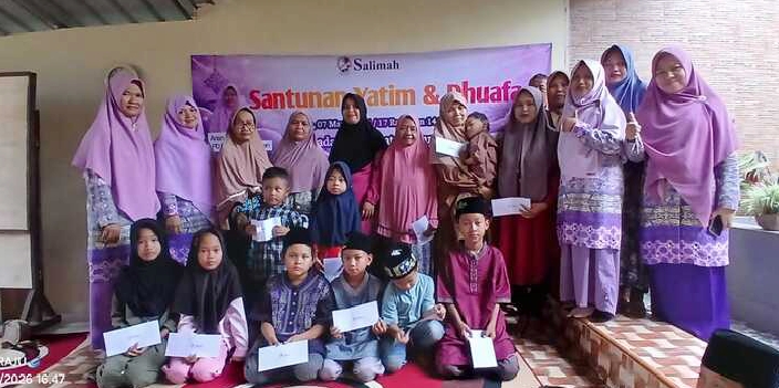 Salimah PD Way Kanan Salurkan Santunan dan Takjil di Blambangan Umpu
