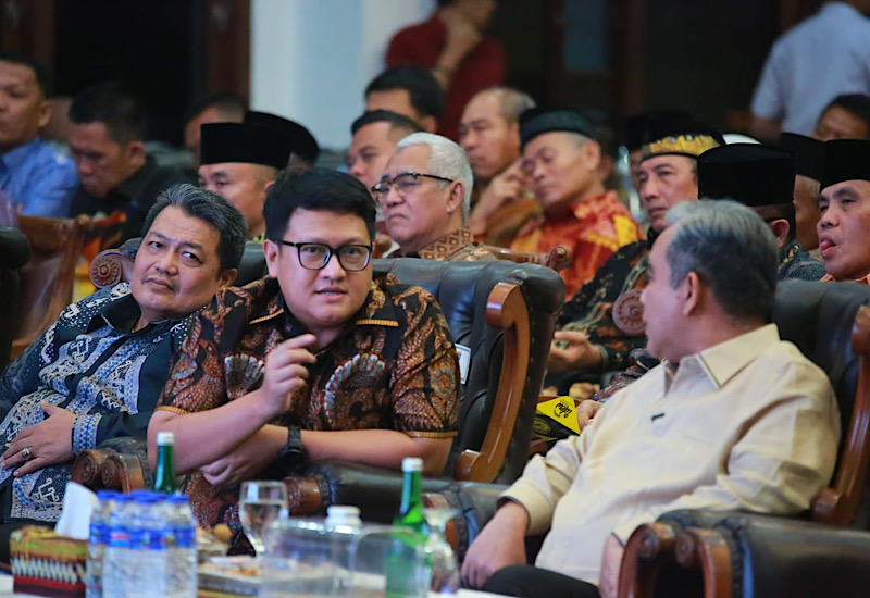  Ketua DPRD Lampung Ahmad Giri Akbar Hadiri Halalbihalal di Mahan Agung, Tegaskan Sinergi Pusat-Daerah untuk Rakyat