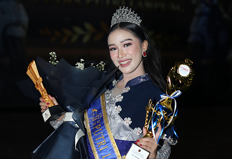  Bawa Pulang Tiga Penghargaan, Elsa Juwita Maharani Bersinar di Ajang Putra Putri Lampung 2026