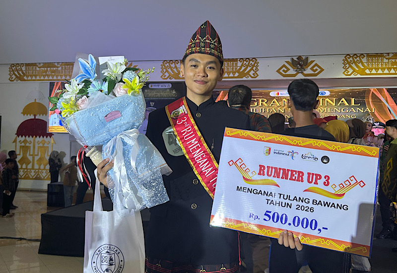 Mahasiswa Universitas Teknokrat Indonesia Borong Gelar Pemilihan Muli Mekhanai Tulangbawang 2026