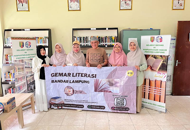  Erman Syarif Bina Komunitas Gemar Literasi Bandar Lampung, Agenda Rapi Disusun dari Mingguan sampai Tahunan