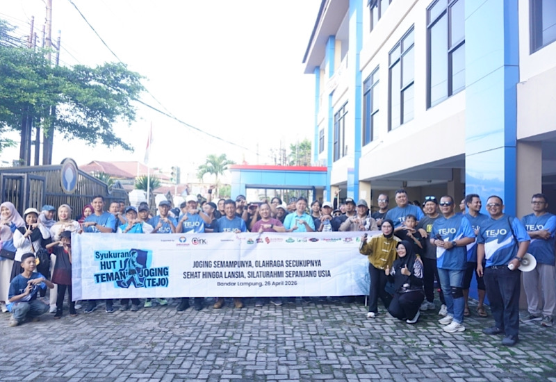  Moh. Mukri Lepas Jalan Sehat Setahun Komunitas Teman Joging (Tejo)