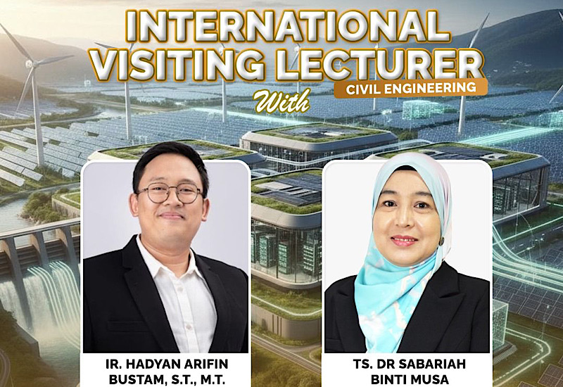 Tingkatkan Standar Internasional, Universitas Teknokrat Indonesia Gelar International Visiting Lecturer Bidang Teknik Sipil