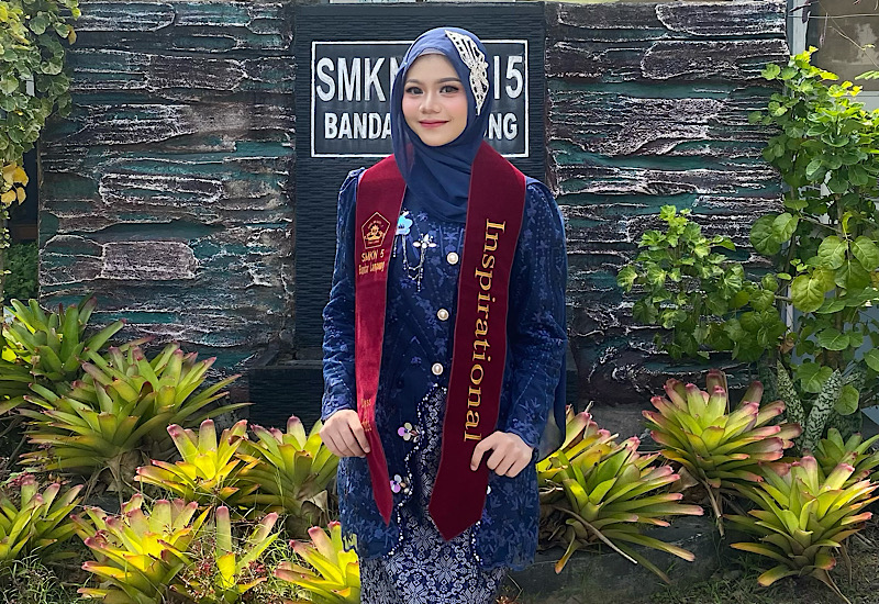  Kisah Inspiratif Anisya Della Amellia: Dari Kegagalan Diam-diam Menuju Mahkota Siswi Inspiratif SMKN 5 Bandar Lampung