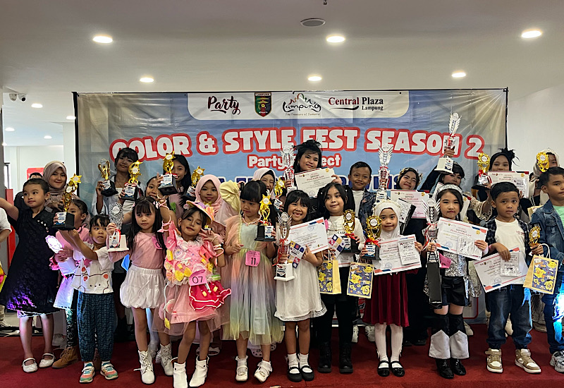  Kreativitas Tanpa Batas! 250 Peserta Unjuk Gigi dalam Lomba Tingkat Provinsi di Central Plaza Lampung Inisiasi Party Project
