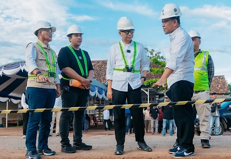 Pemprov Lampung Mulai Perbaikan Ruas Simpang Sopoyono-Serupa Indah
