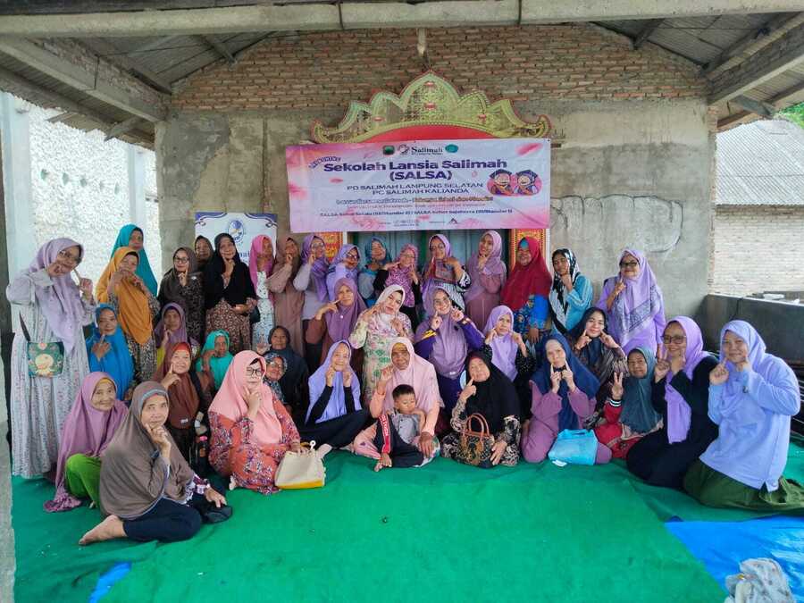  Sekolah Lansia Salimah (Salsa) Way Lubuk Mulai Lagi Aktivitas Pasca-Lebaran