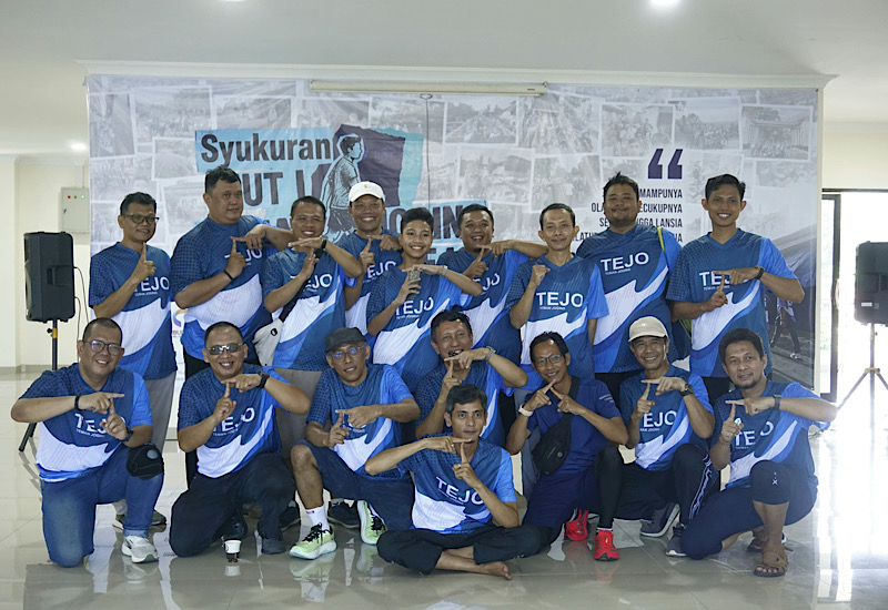  Teman Joging (Tejo) Rayakan Satu Tahun Kebersamaan dengan Jalan Sehat dan Syukuran Meriah