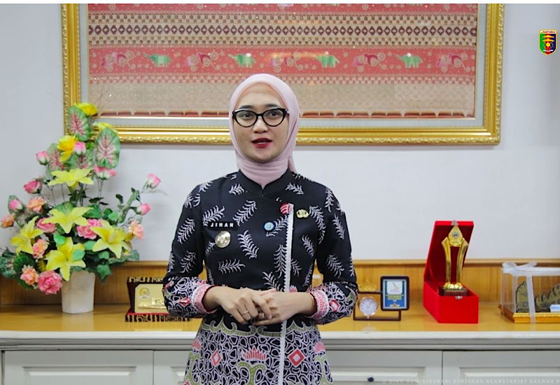  Wakil Gubernur Lampung Jihan Nurlela Resmi Luncurkan Deklarasi Gerakan Anak Berani Bilang Tidak (GEBRAK)