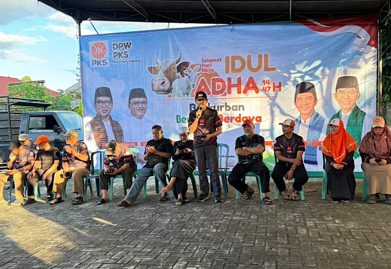  DPW PKS Lampung Salurkan 17.400 Paket Daging Kurban, Wujudkan Semangat Berbagi hingga Pelosok Daerah