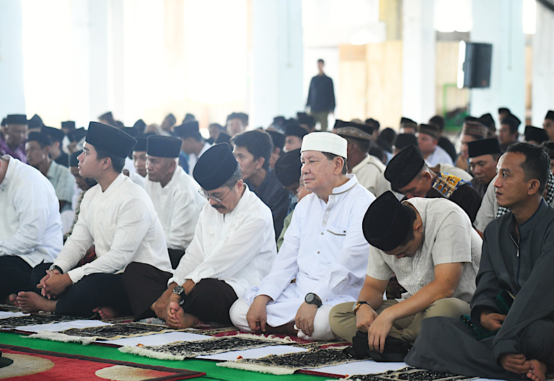 Salat Idul Adha Perdana di Masjid Agung Al-Hijrah Kota Baru Lampung