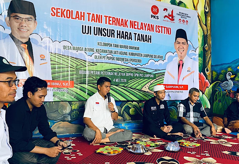  PKS Lampung Inisiasi Sekolah Tani Ternak Nelayan