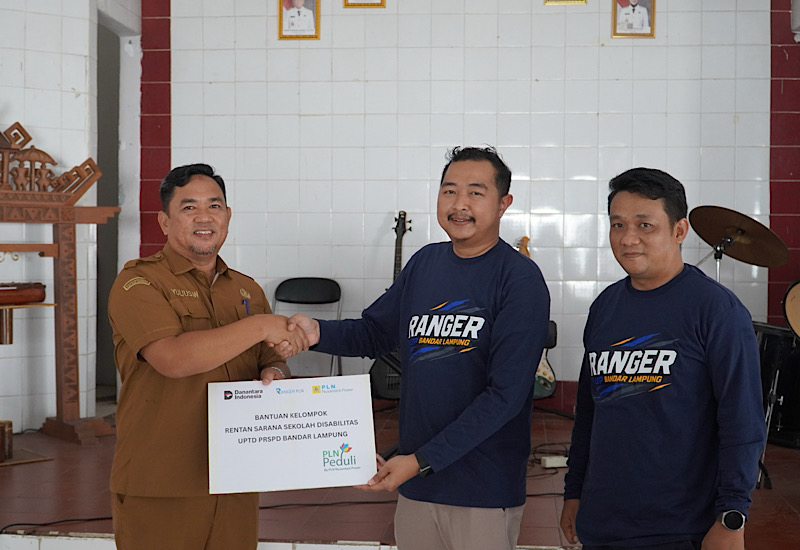  Wujud Kepedulian Sosial, PLN Nusantara Power UP Bandar Lampung Salurkan Bantuan Sarana untuk Sekolah Disabilitas UPTD PRSPD Bandar Lampung